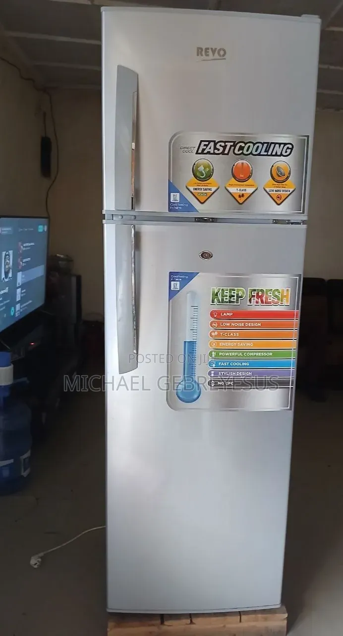 Revo BMW-355 Double Door Refrigerator