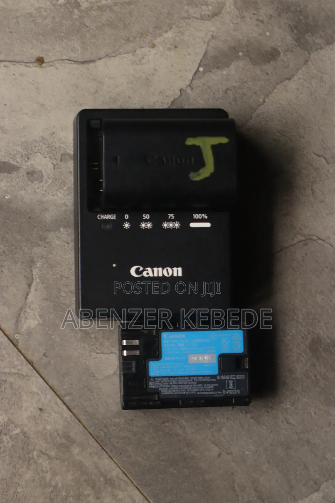 Canon Lp E6 Charger And 2 Battery's
