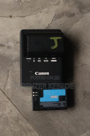 Canon Lp E6 Charger And 2 Battery's