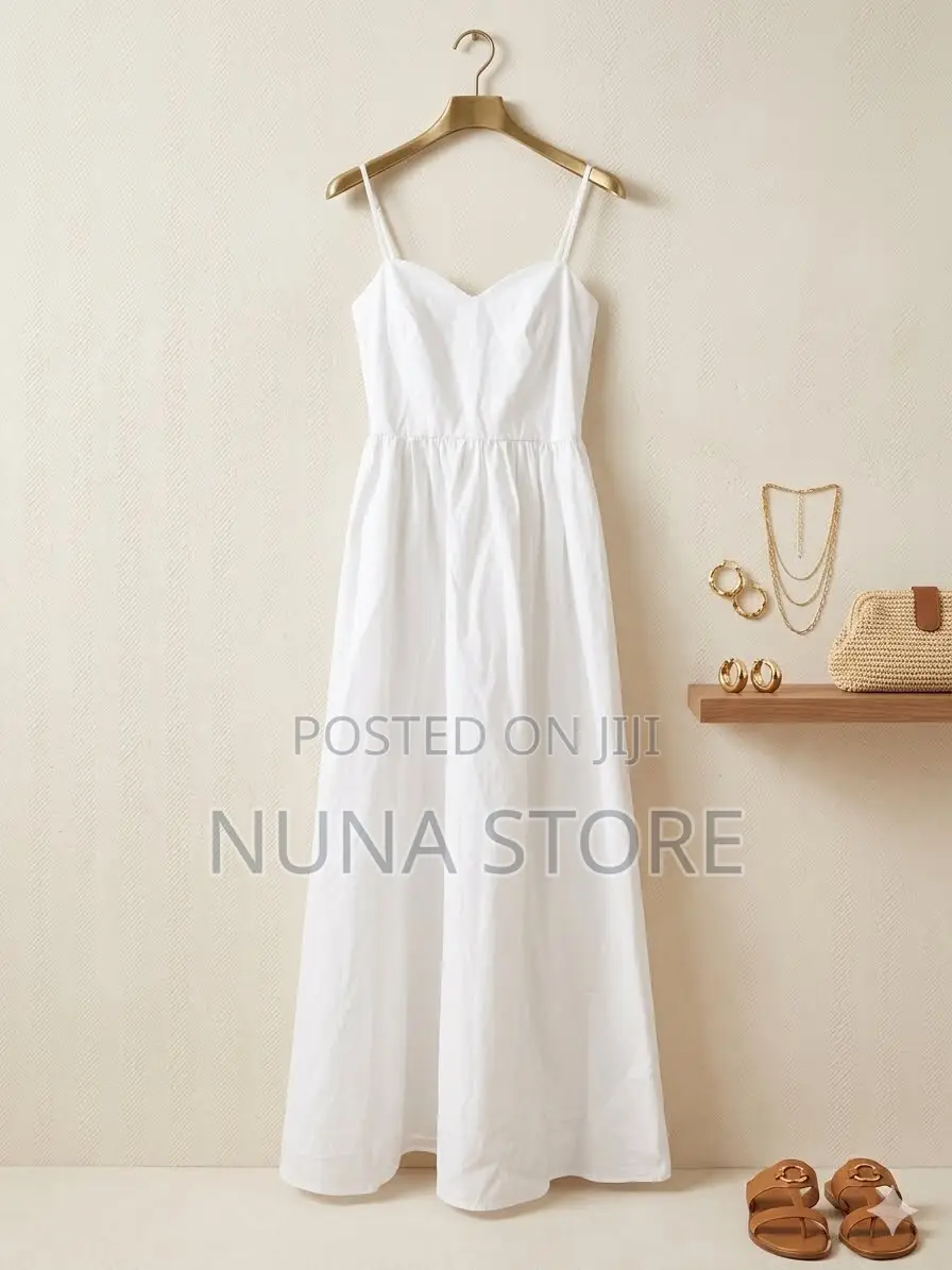 Cotton Maxi Dress From Reserved in White