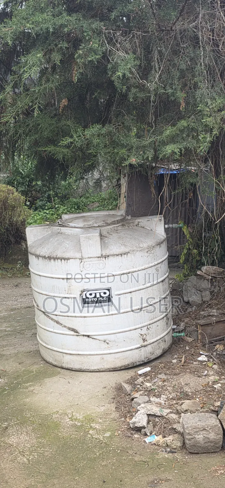 1000 Liter Roto + 4 Meter ማስቀመጫ