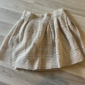 Cream Color Miniskirt