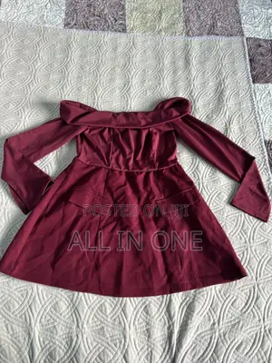 Half Shoulder Short Dress