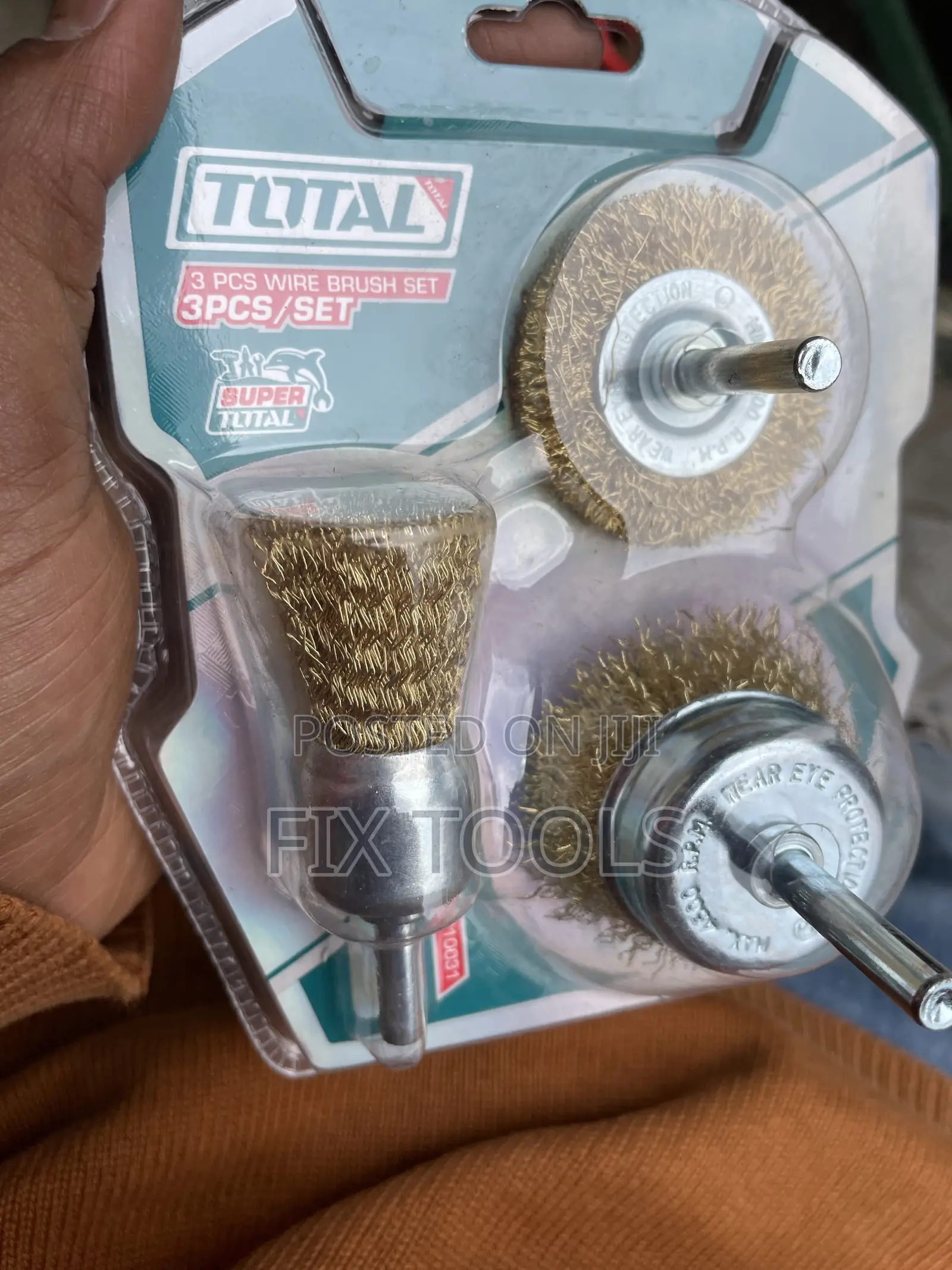 Total 3 Pc Wire Brush