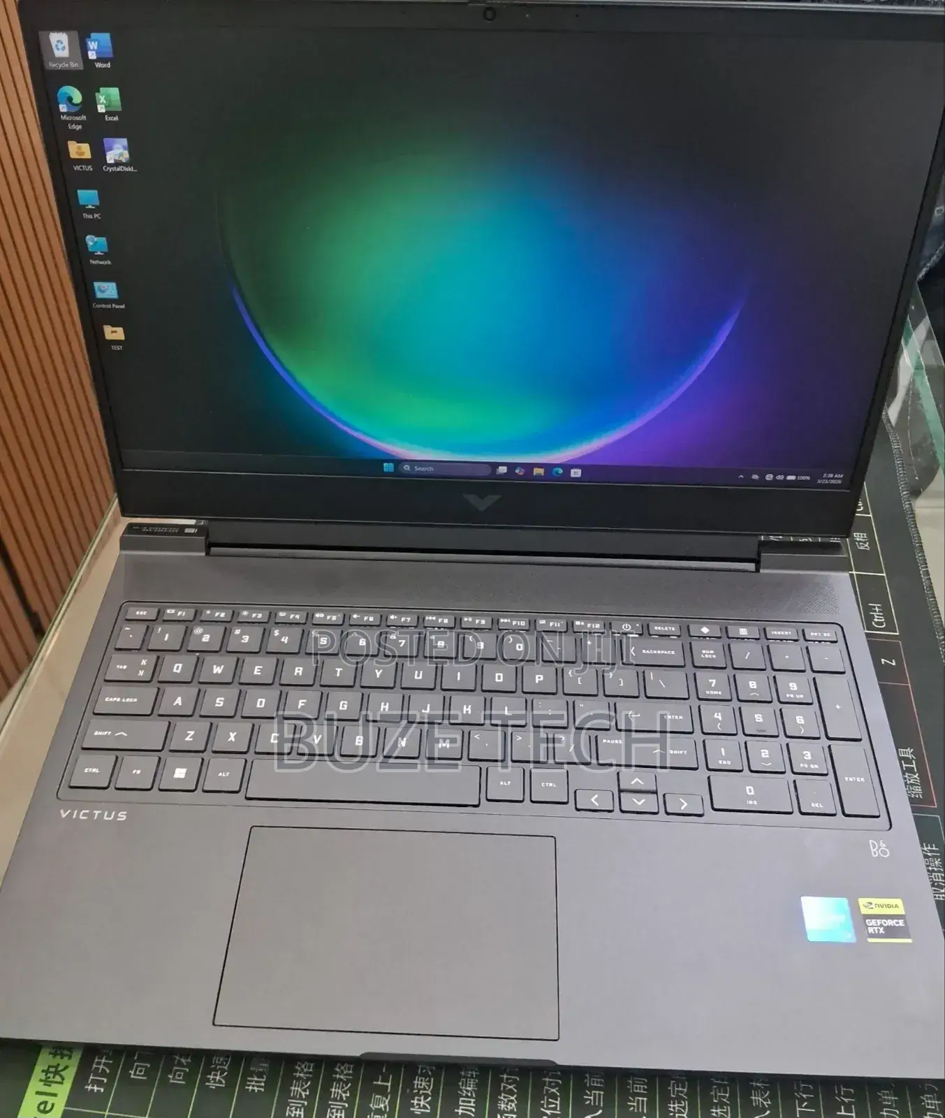 New Laptop HP Victus 16 16GB Intel Core i7 SSD 1T