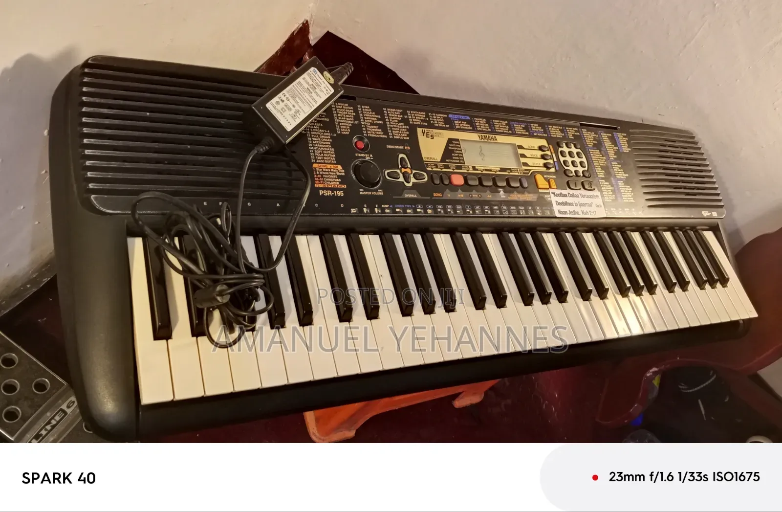 Yamaha PSR 195 Keyboard Piano