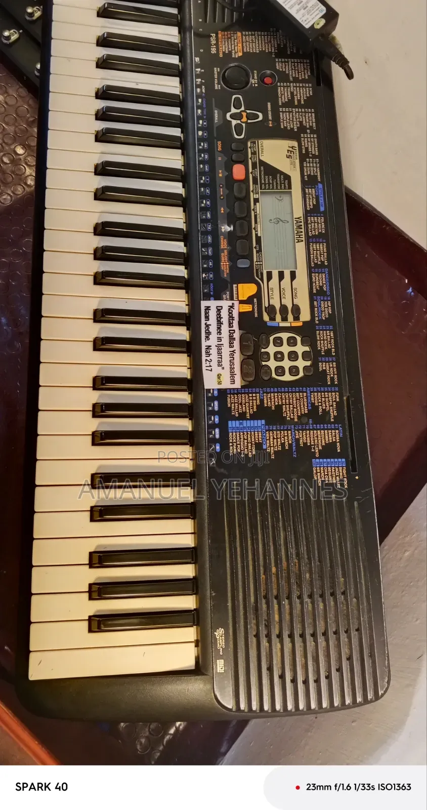 Yamaha PSR 195 Keyboard Piano