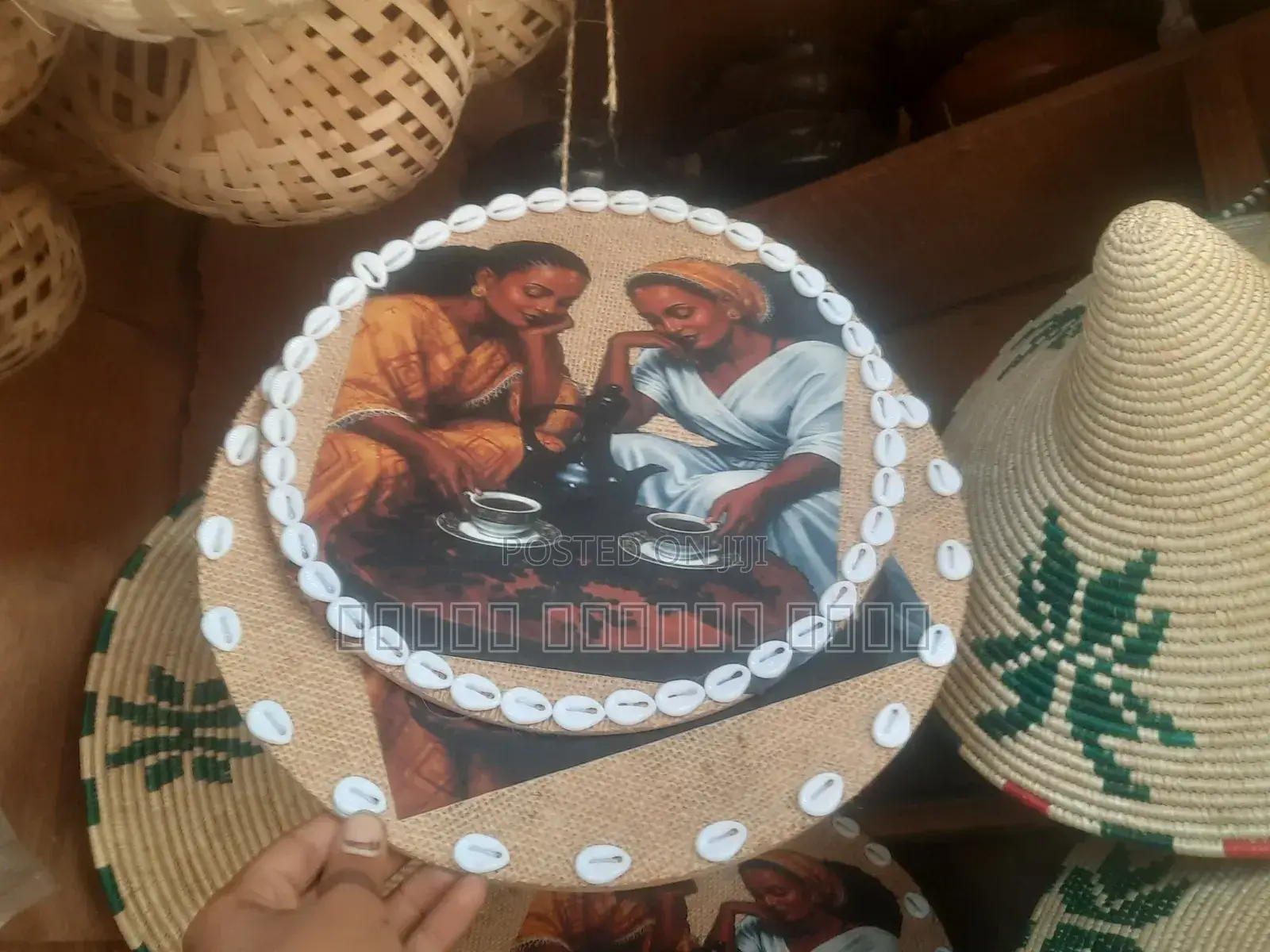 ባህላዊ ግርግዳ ላይ የሚሰቀል ስፅል(Wall Art)