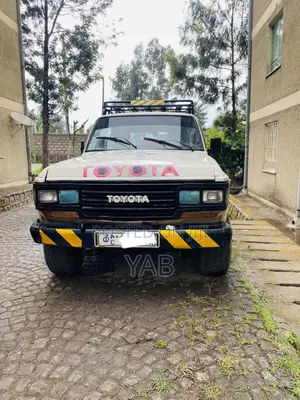 Toyota Land Cruiser 1989 White