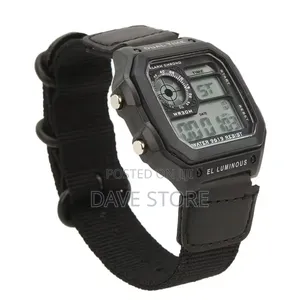 Casio Watch With Cloth Band