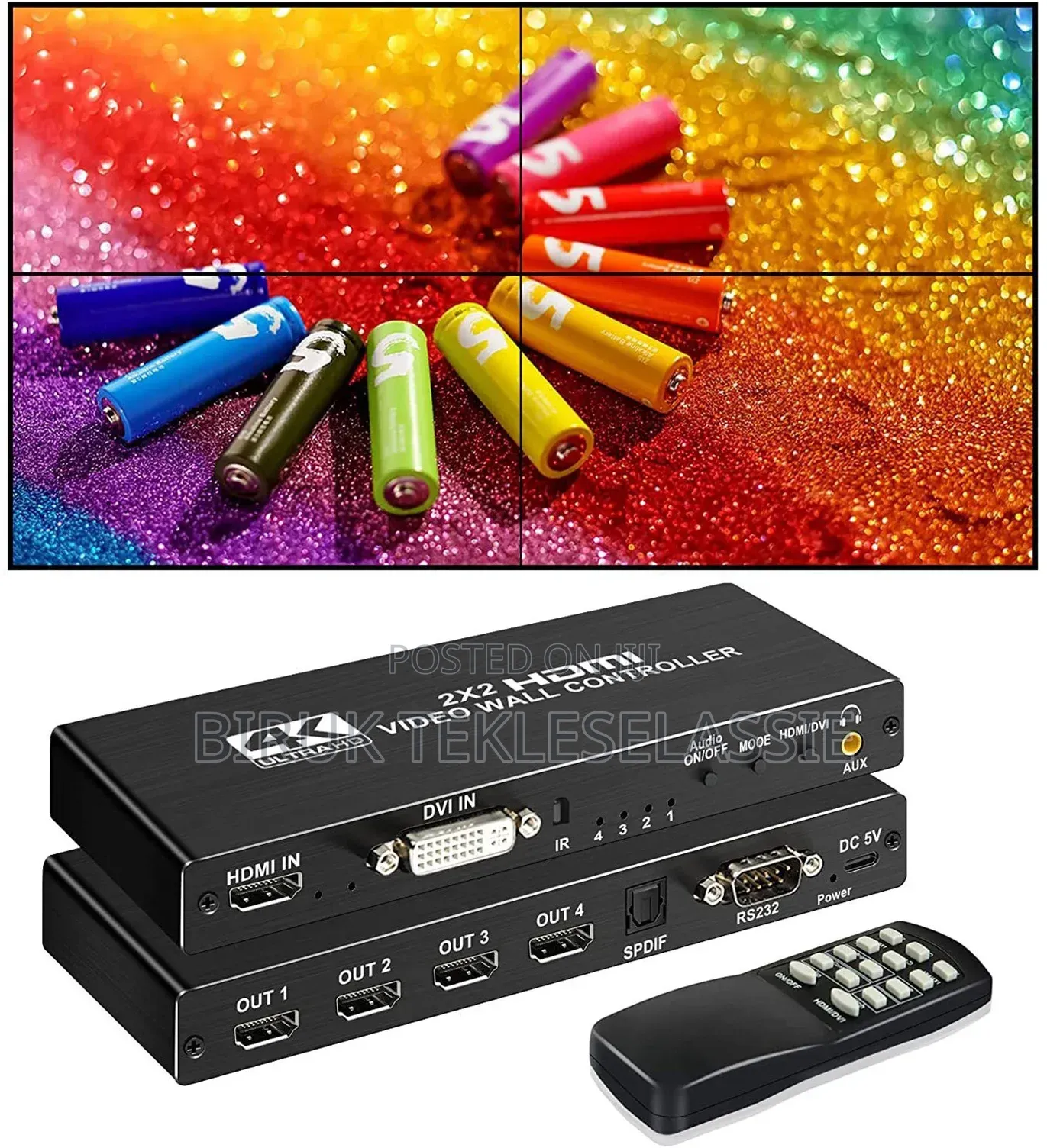 Hdmi Video Wall Controller 2x2 Screen Processor Splicer