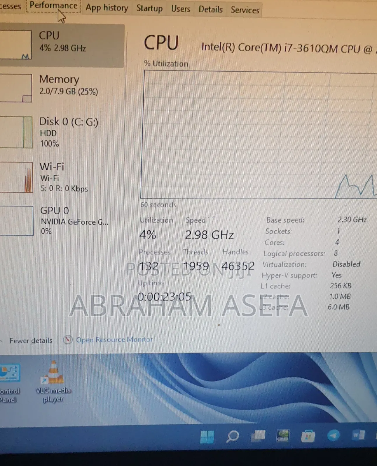 Laptop Lenovo Ideapad 3 8GB Intel Core i7 HDD 500GB