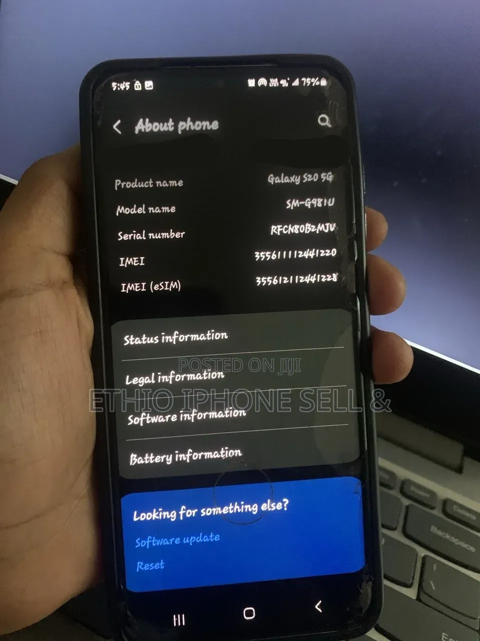 Samsung Galaxy S20 128 GB Gray