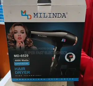 Milinda Professional Hair Dryer. Featuring a Powerful 6000w