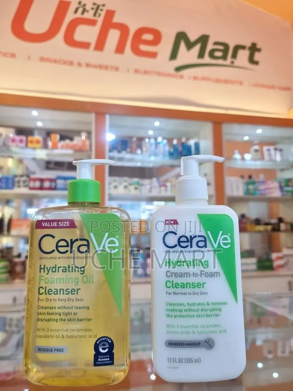 Cerave Hydrating Foam and Oil Cleanser