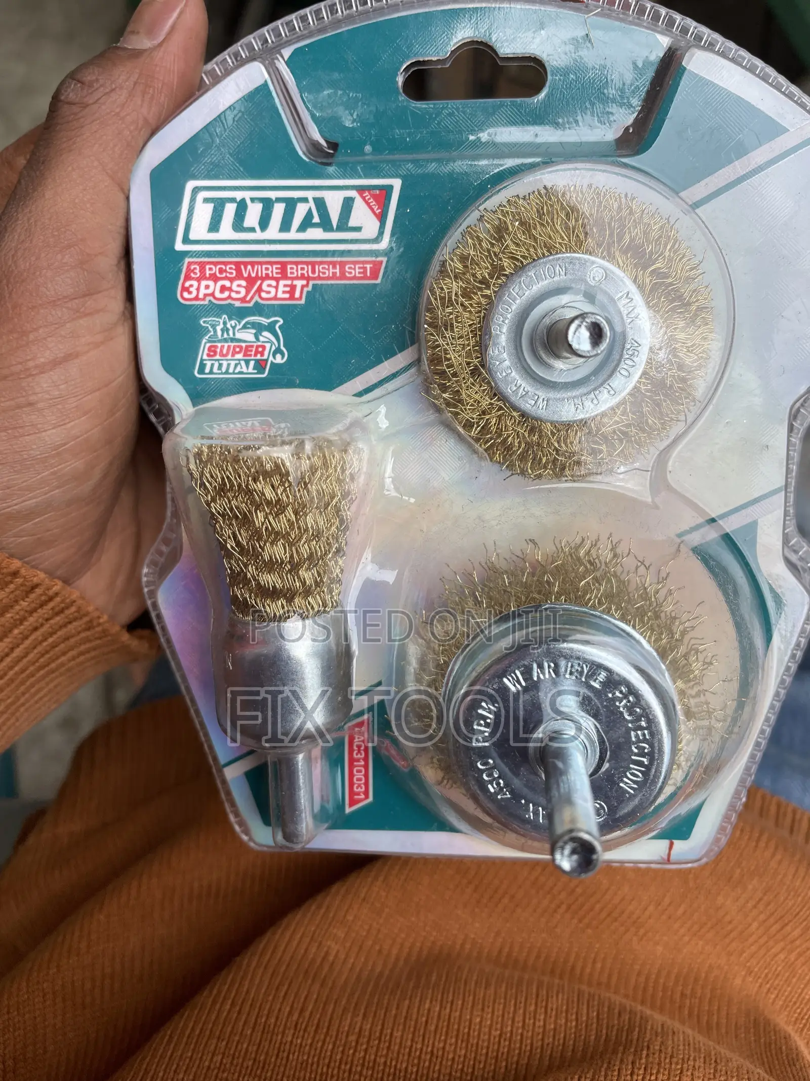 Total 3 Pc Wire Brush