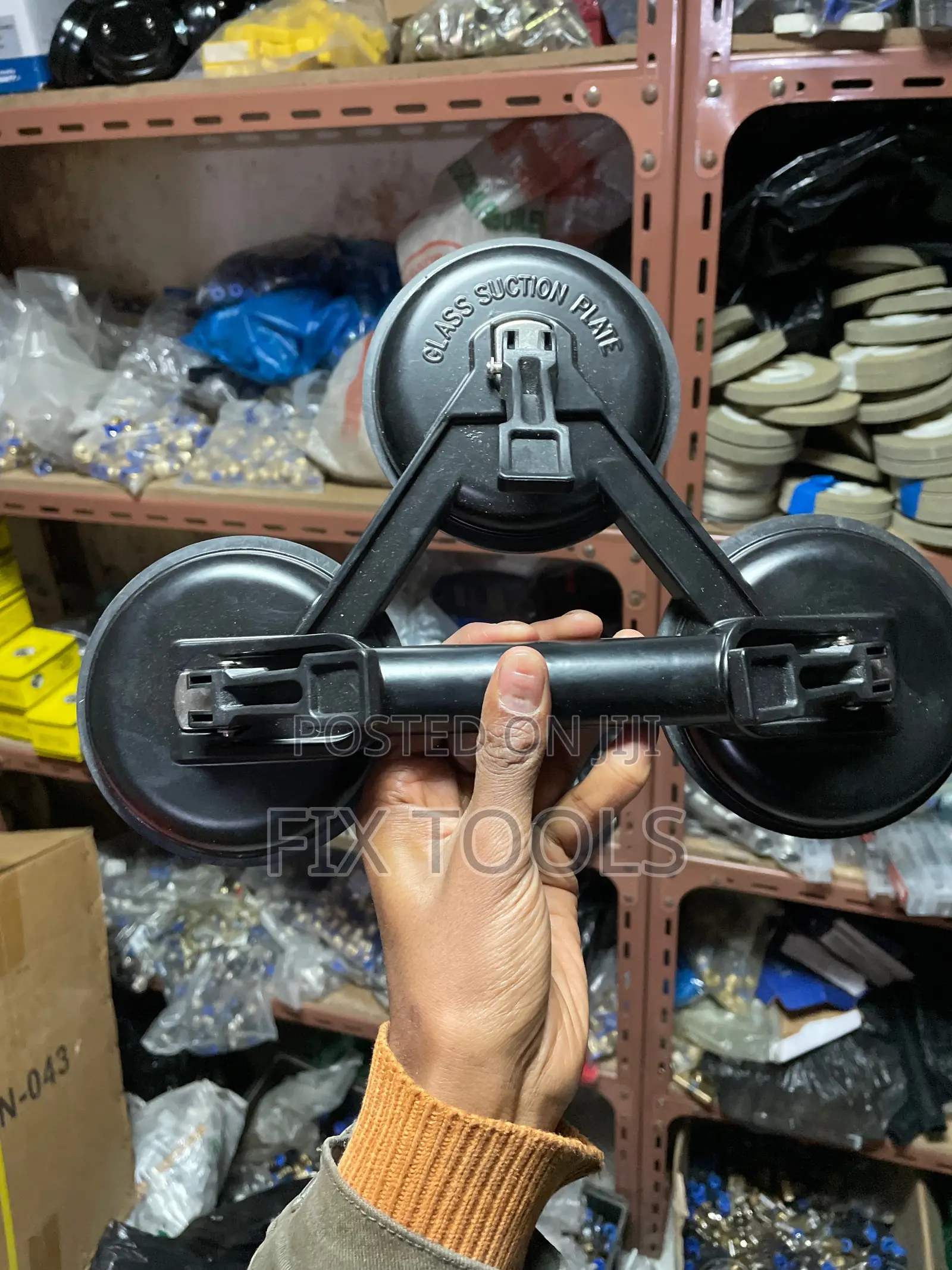 Glass Sucker Triple-Head Vacuum Lifter