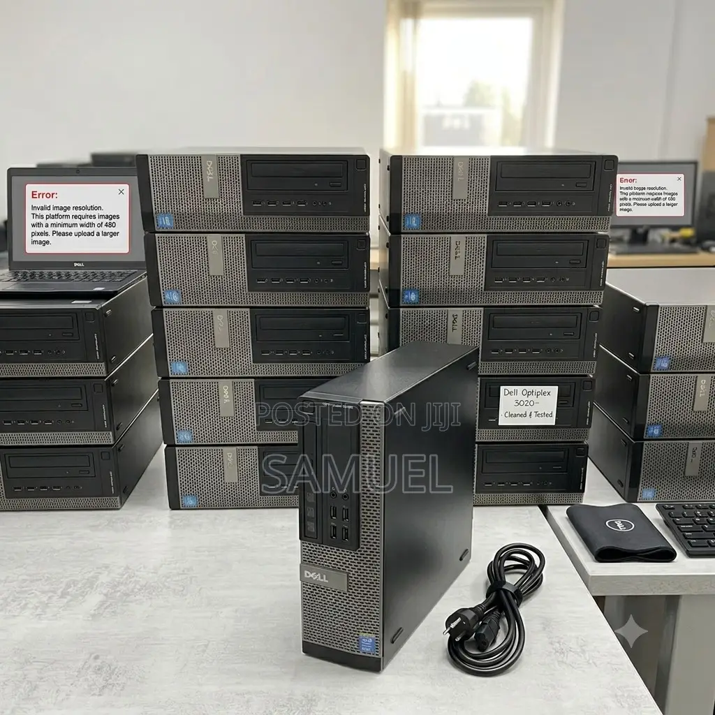 New Desktop Computer Dell OptiPlex 3020 4GB Intel Core i5 HDD 500GB