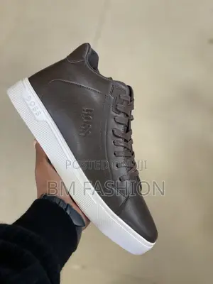 Hugo Boss Low-Top: Earthy Chocolate Brown