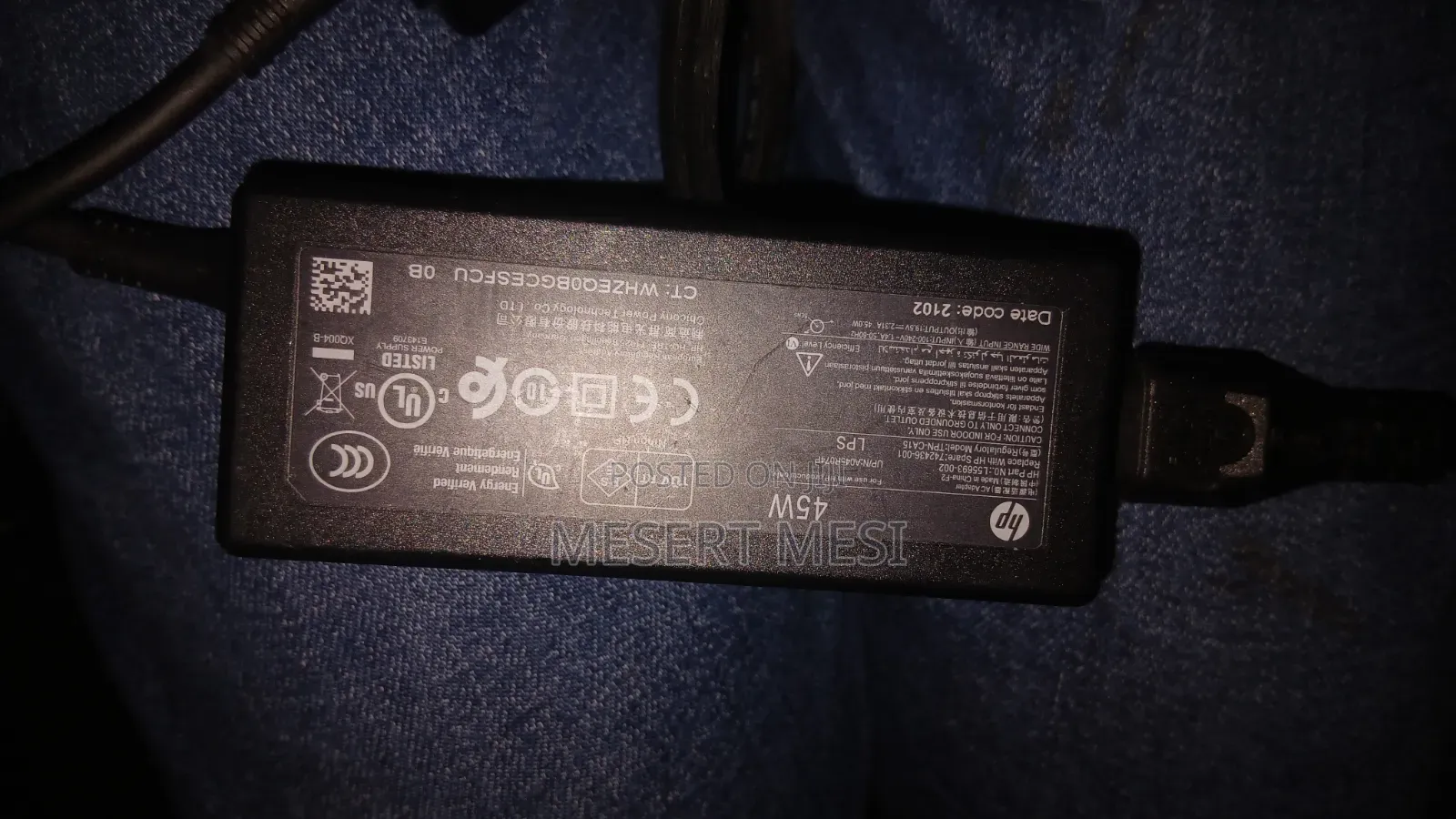 Hp 45w Charger (Tpn-Da16)