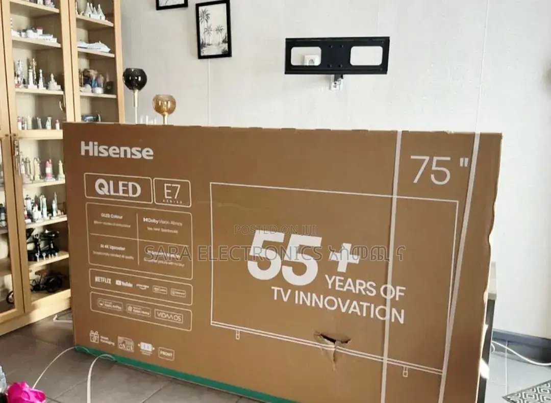 ▩Hisence 75" Qled U-7 Series Smart Tv▩Free Delivery▩10year Warrantt