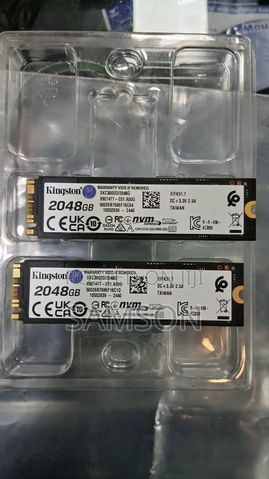 Internal Nvme SSD 2tb