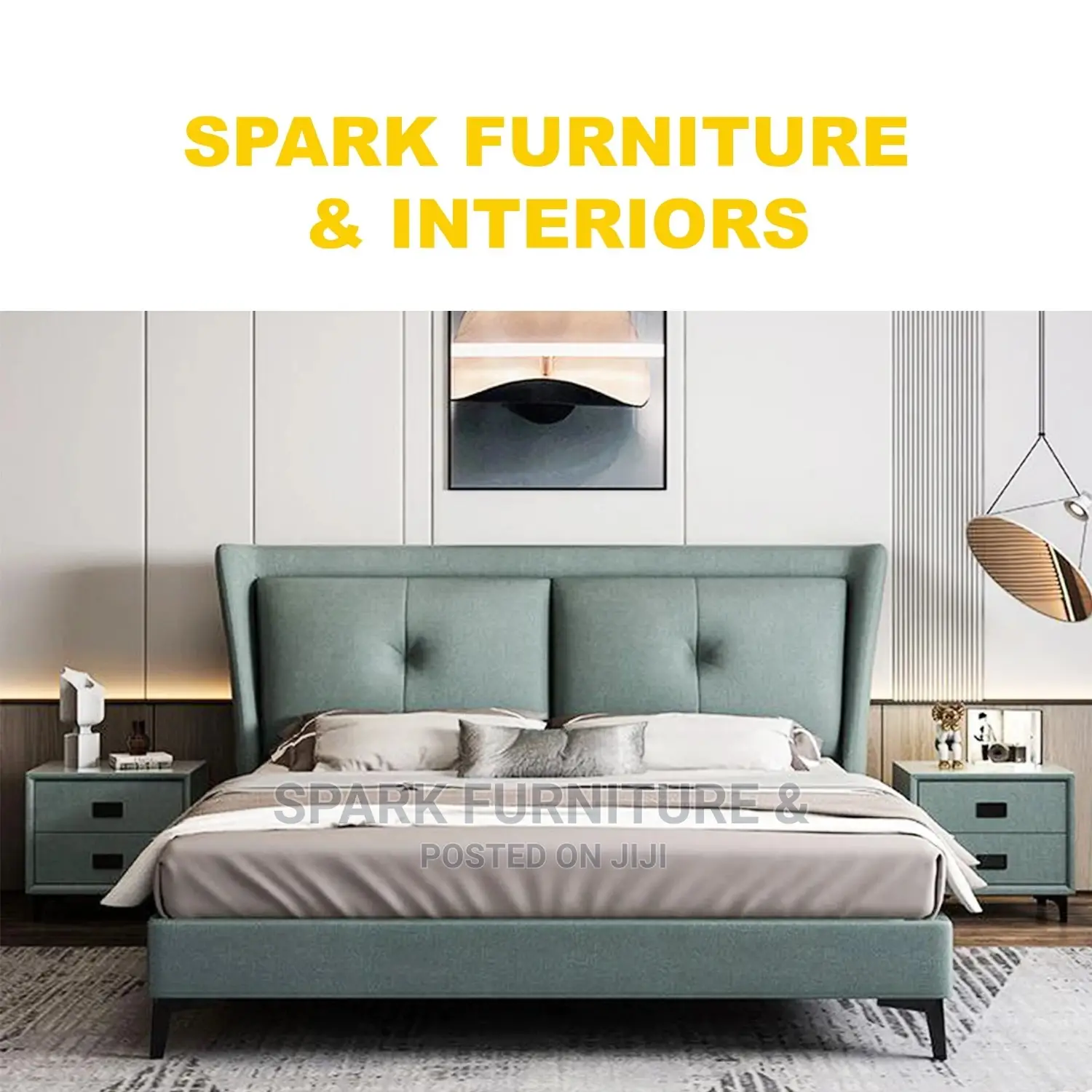 Bed B- 006 With 2 Night Stand