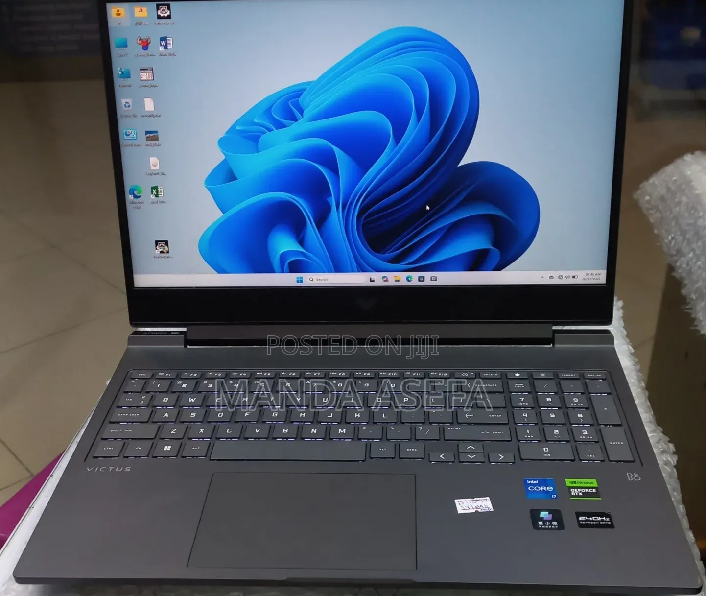 New Laptop HP Victus 16 16GB Intel Core i7 SSD 1T