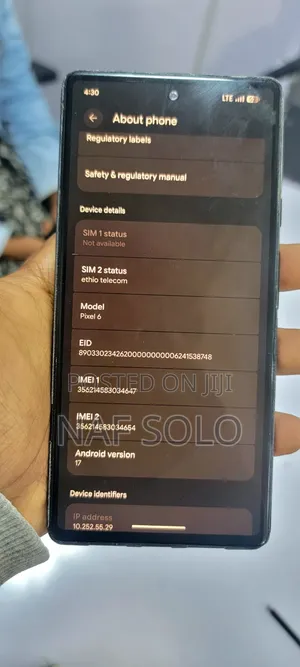 Google Pixel 6 128 GB Black