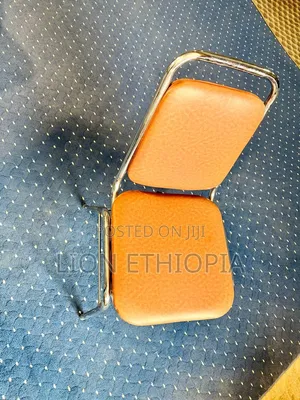 Imported Dining Chair Leather Seat and Stainless Steel Frame