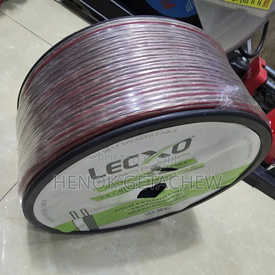 Lecxo Transparent Speaker Cable