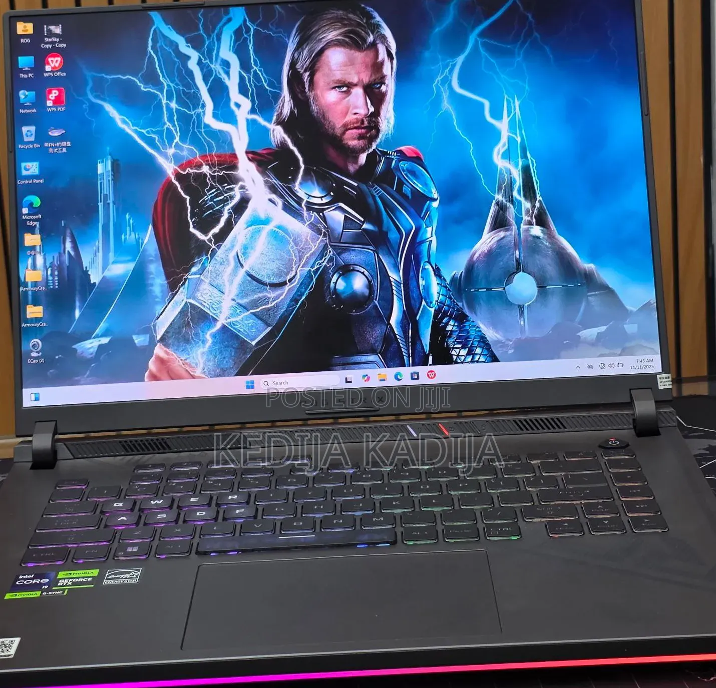 New Laptop Asus ROG Strix G15 16GB Intel Core i9 SSD 1T