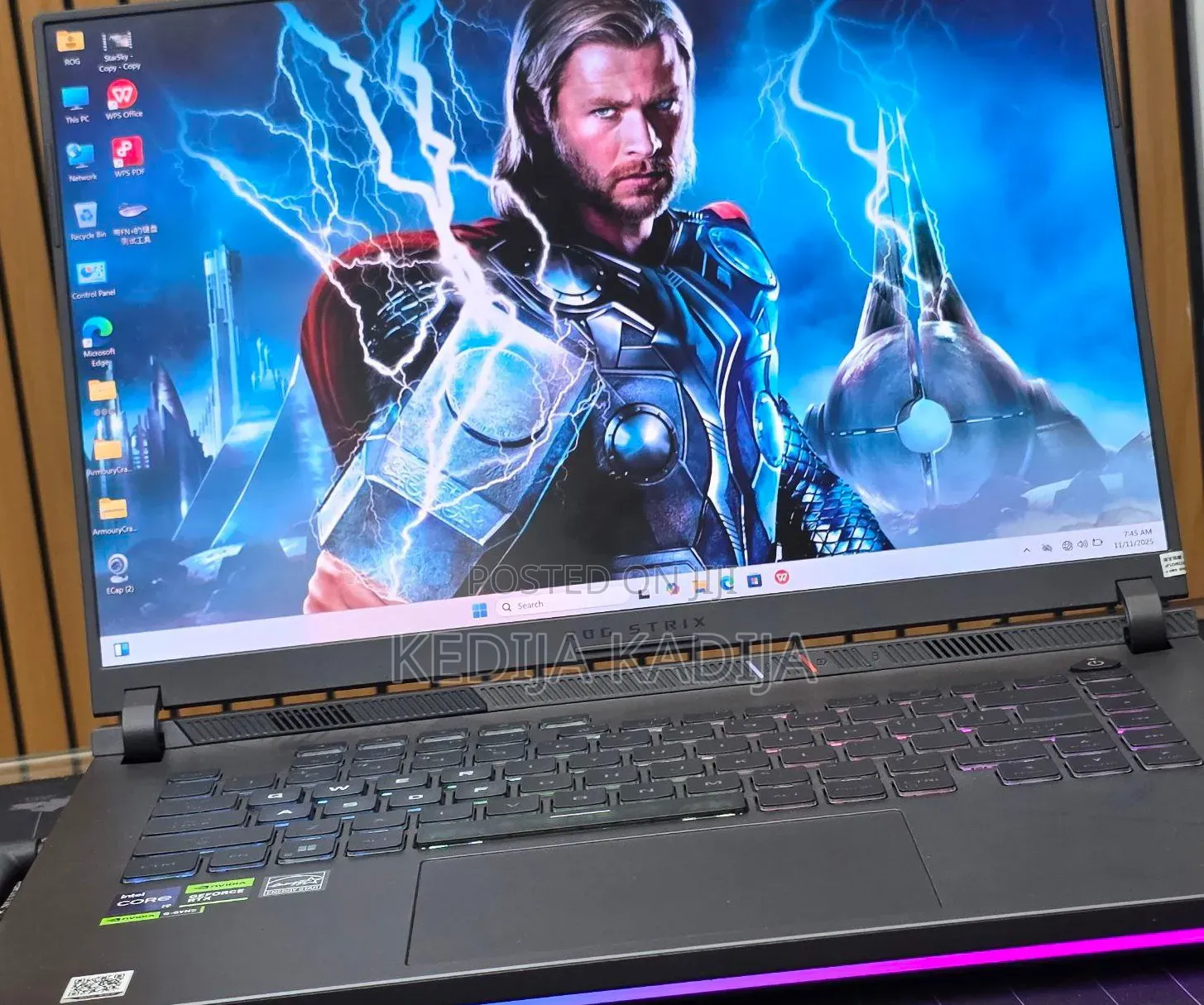 New Laptop Asus ROG Strix G15 16GB Intel Core i9 SSD 1T