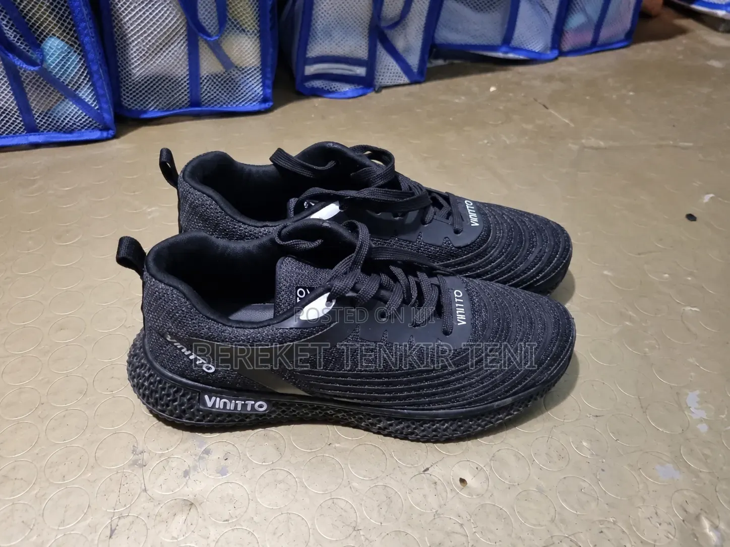 Vinito (Vinitto) Black Athletic Sneaker