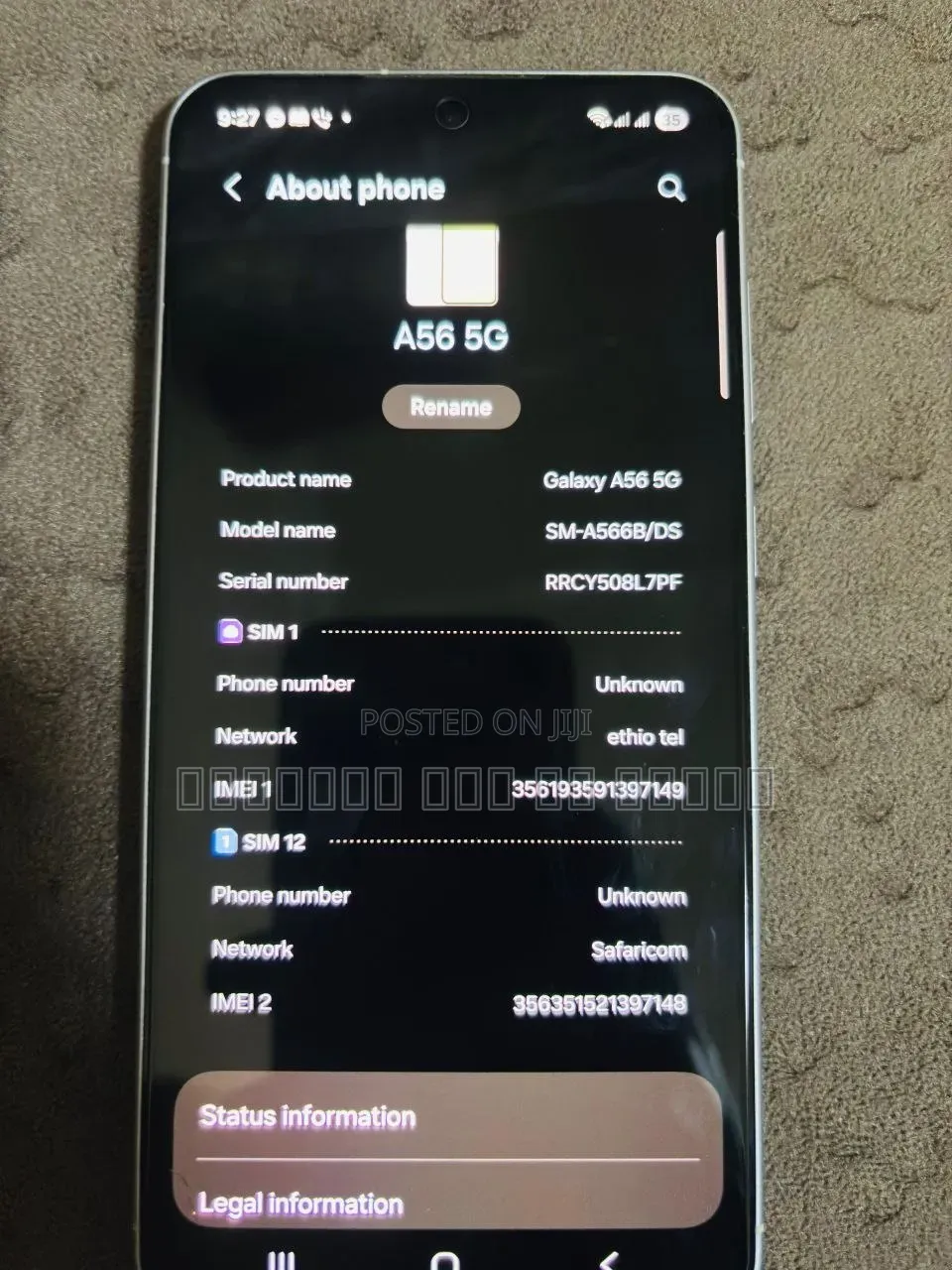 Samsung Galaxy A56 256 GB White