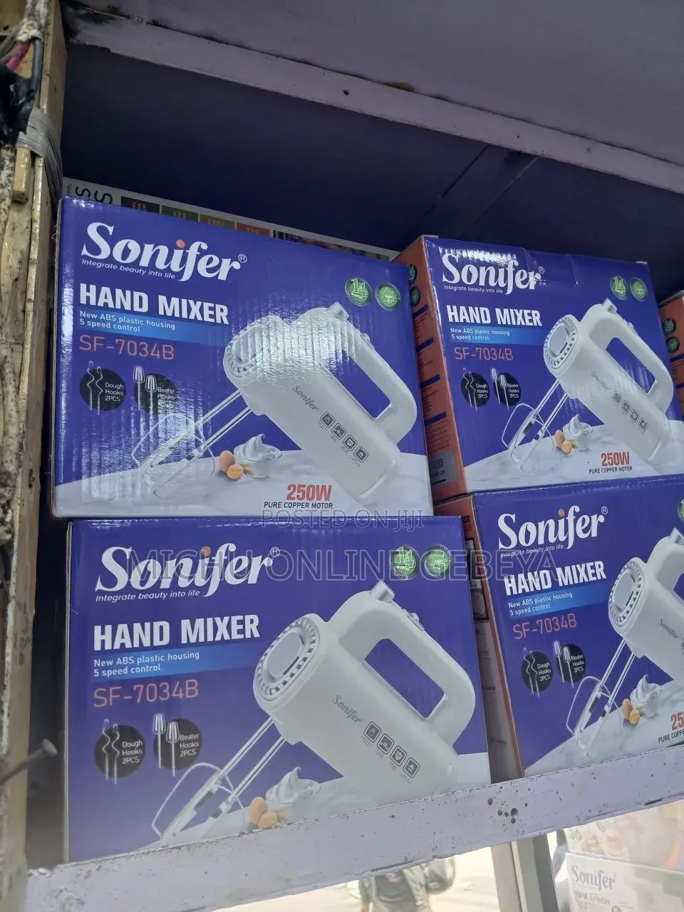 250 Watt Sonifer ኳሊቲ Hand Mixer/ Free Delivery