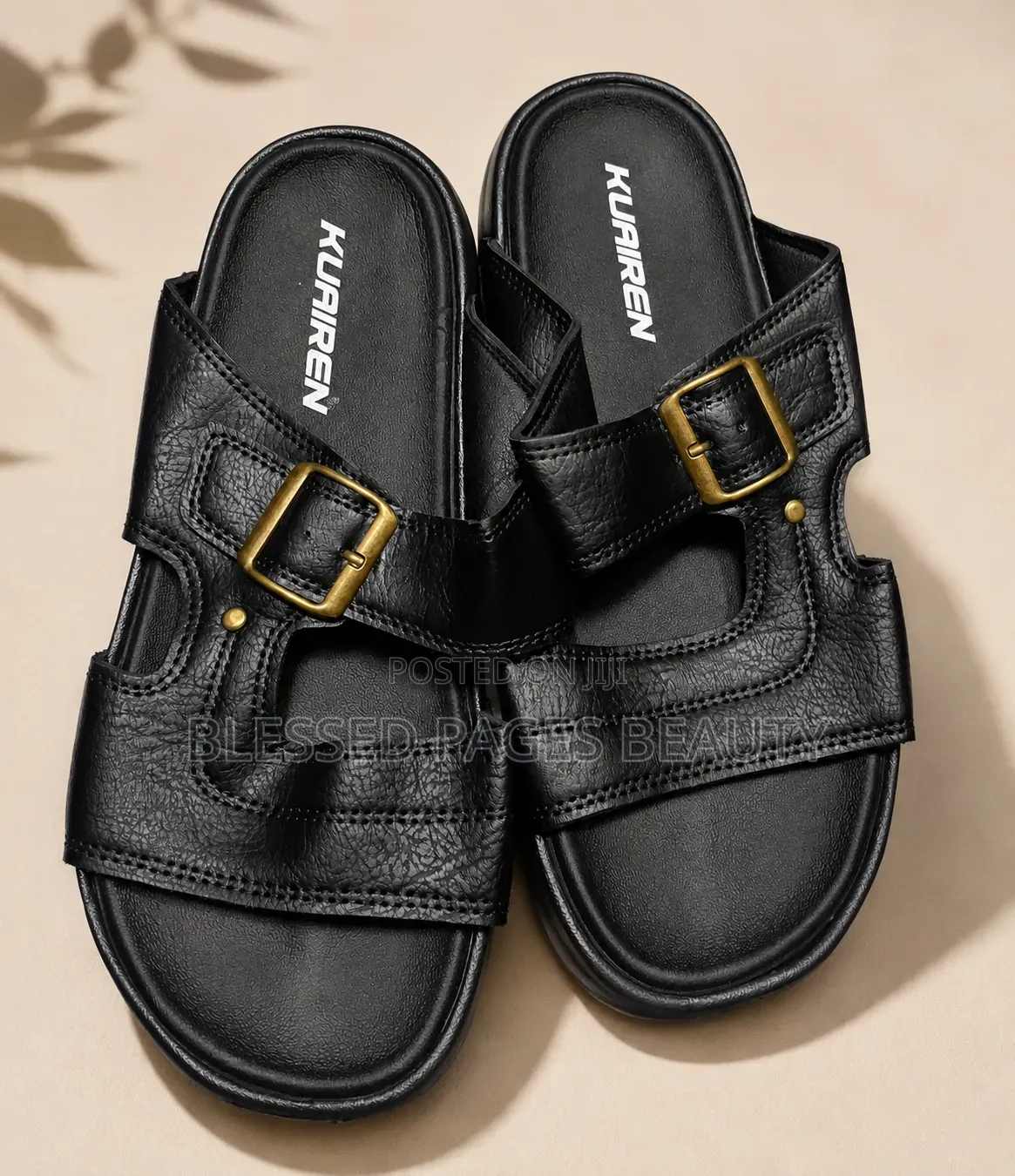 Leather Slides