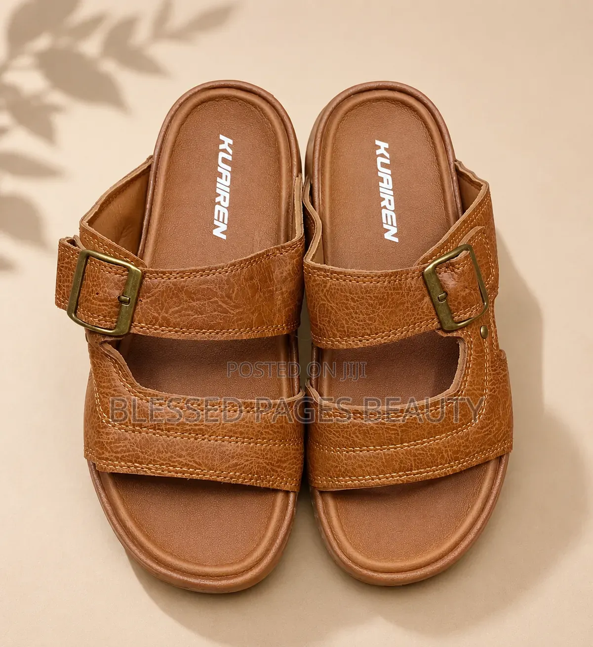 Leather Slides