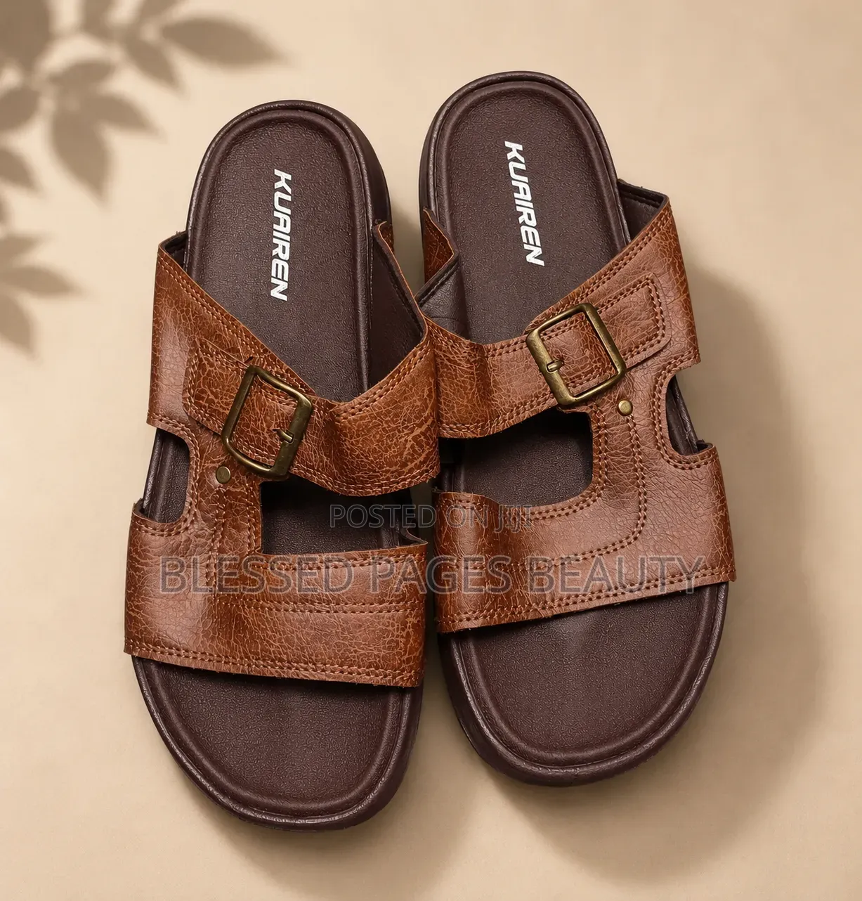 Leather Slides