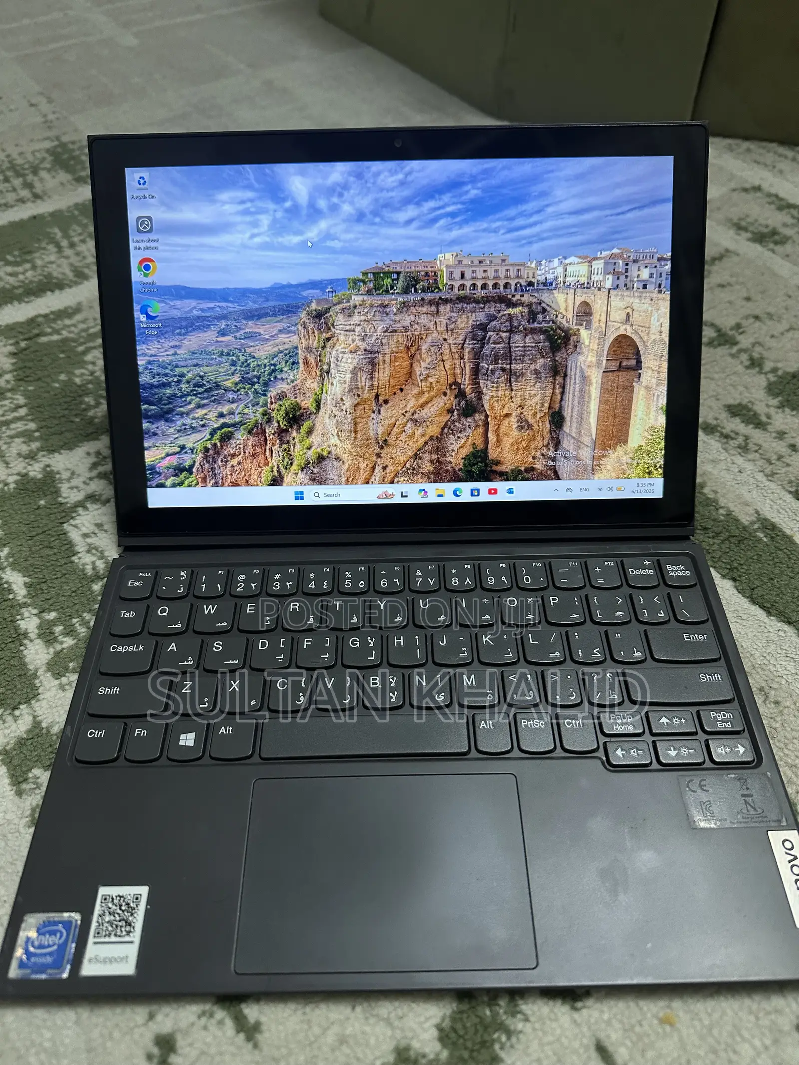 Laptop Lenovo Ideapad 3 4GB Intel Core i7 SSD 128GB