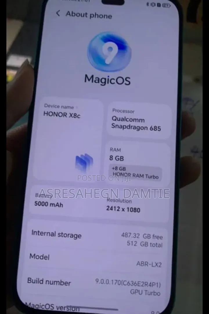 New Honor X8c 512 GB Green