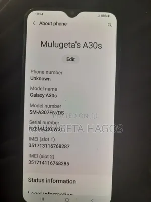 Samsung Galaxy A30s 64 GB Blue
