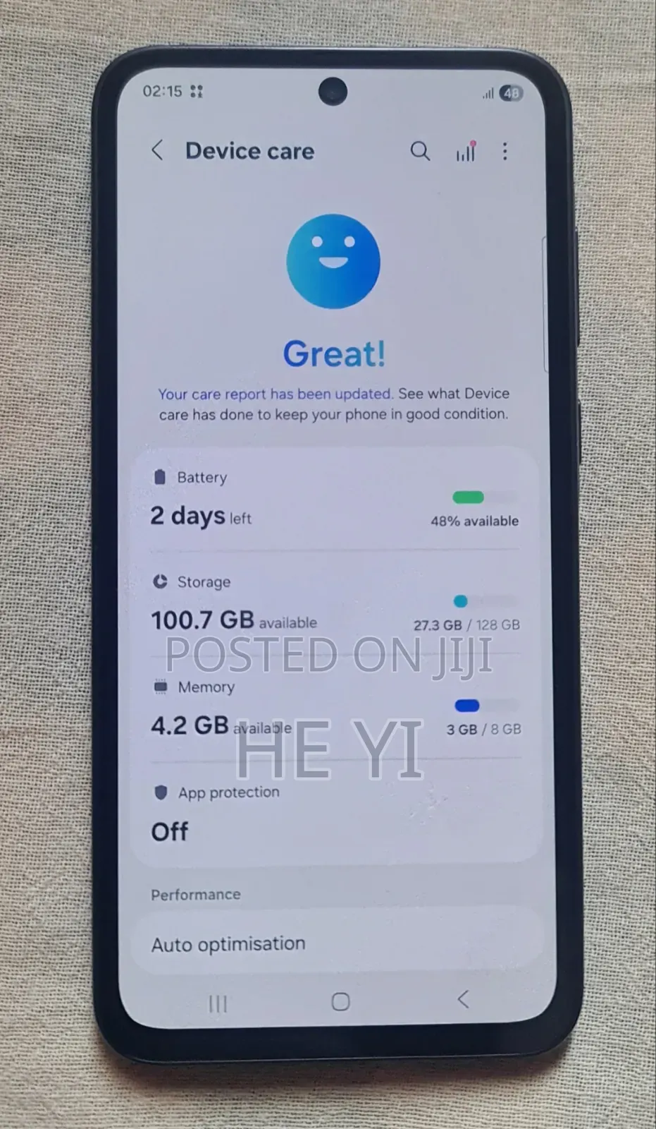 New Samsung Galaxy A35 128 GB Gray