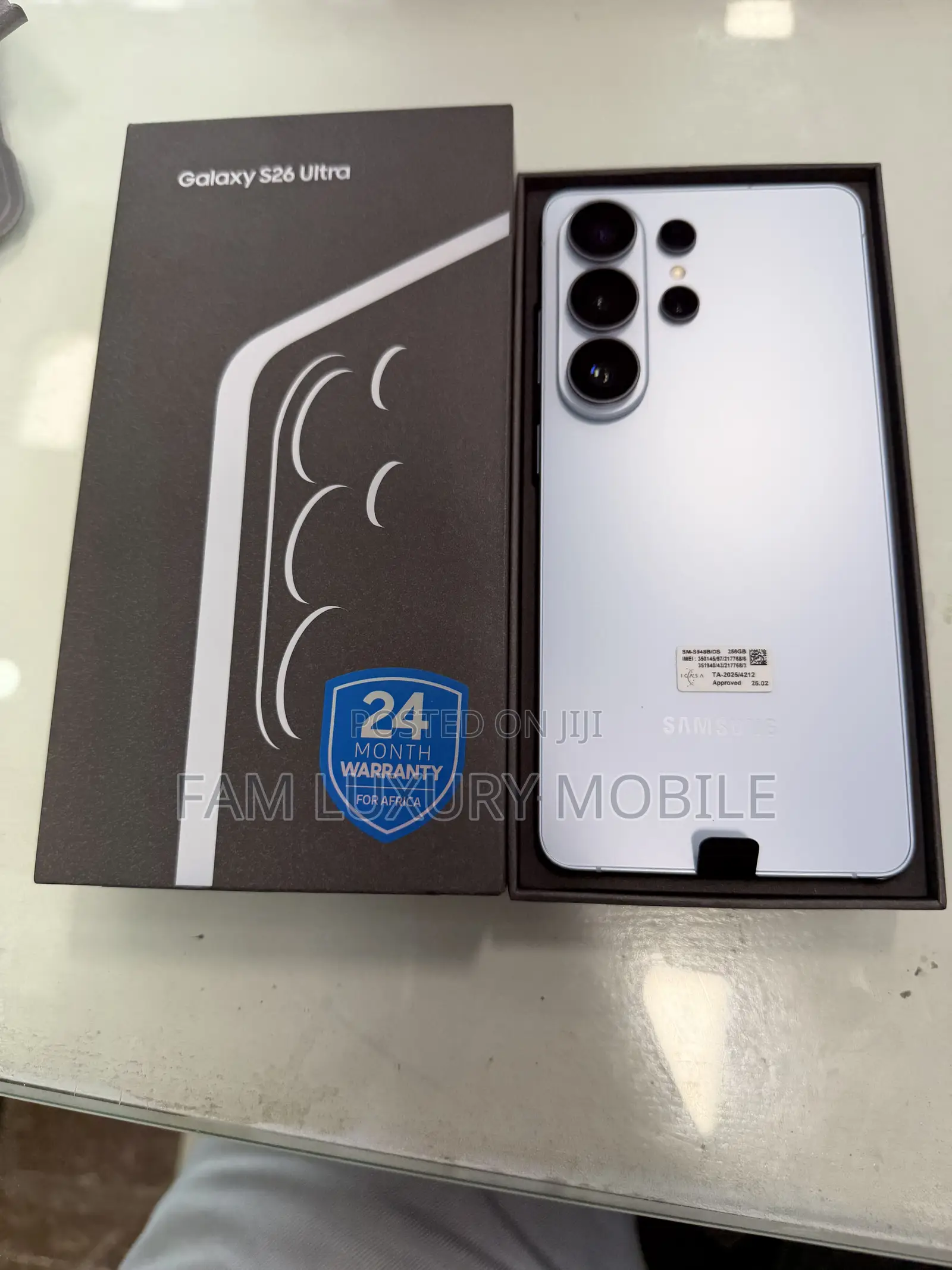 New Samsung Galaxy S26 Ultra 5G 256 GB Blue