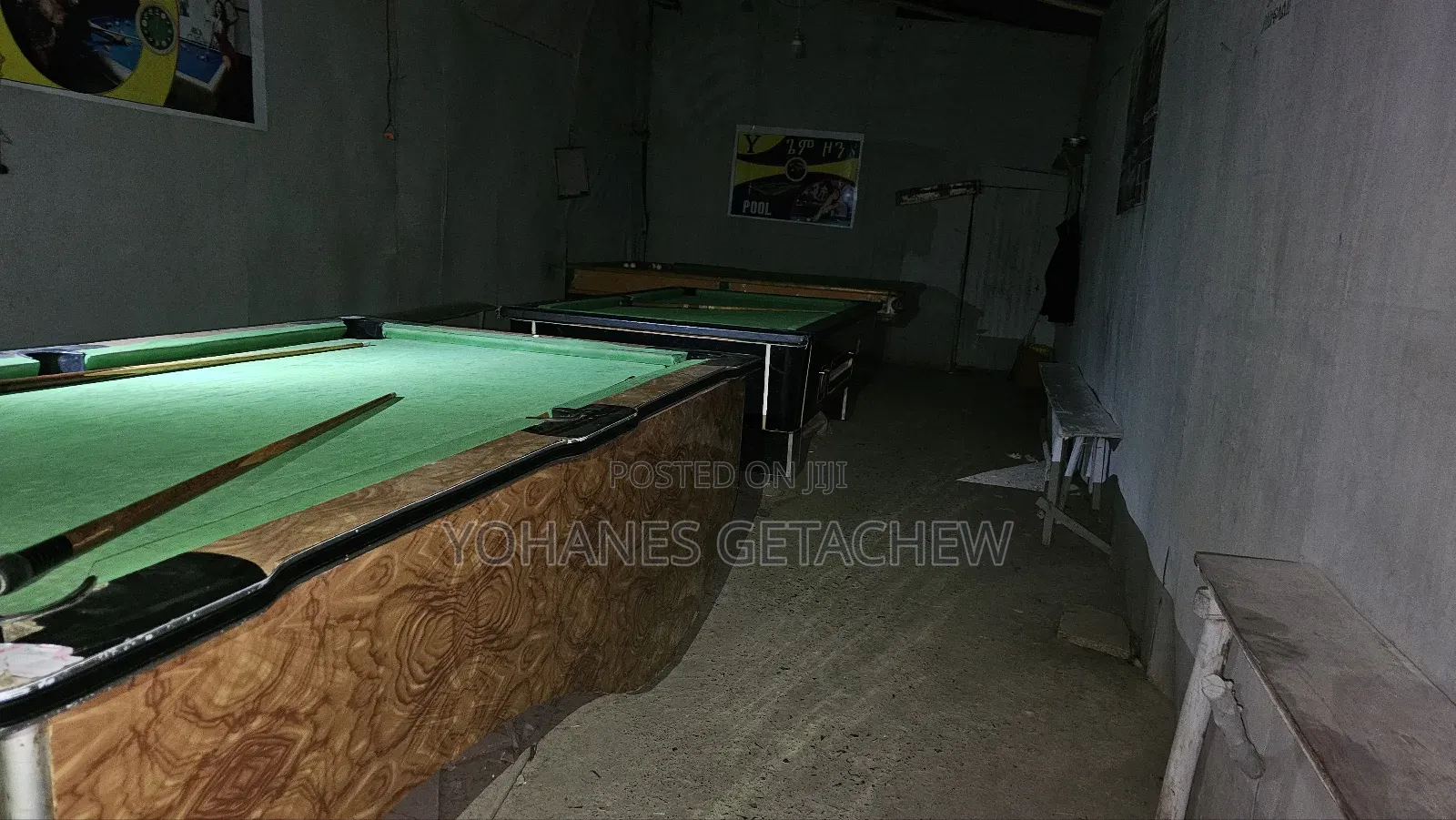 3 Pool Table ጥሩ ይዞታ ላይ ያሉ
