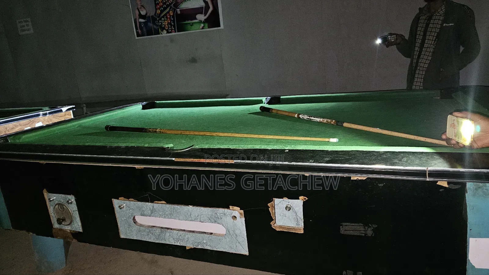 3 Pool Table ጥሩ ይዞታ ላይ ያሉ