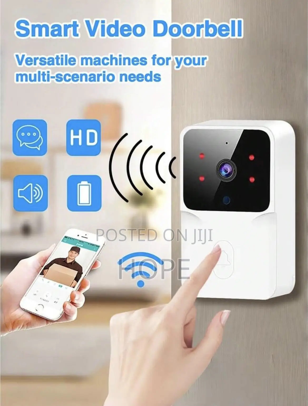 Smart Wireless Door Bell Camera