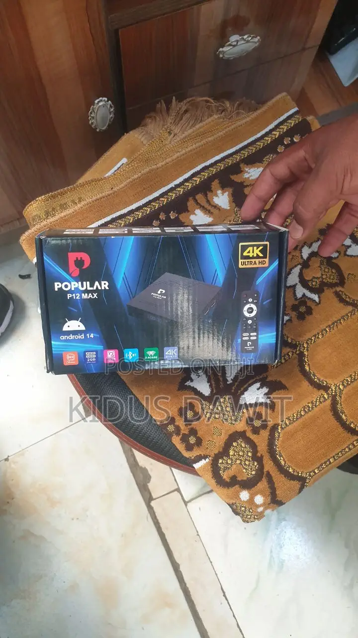 Popular P12 Max Android Tv Box ማንኛውንም ቲቪ ወደ ስማርት ቲቪ ይለውጡ!