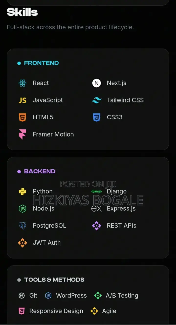 Full Stack Web and Mobile App Develoer