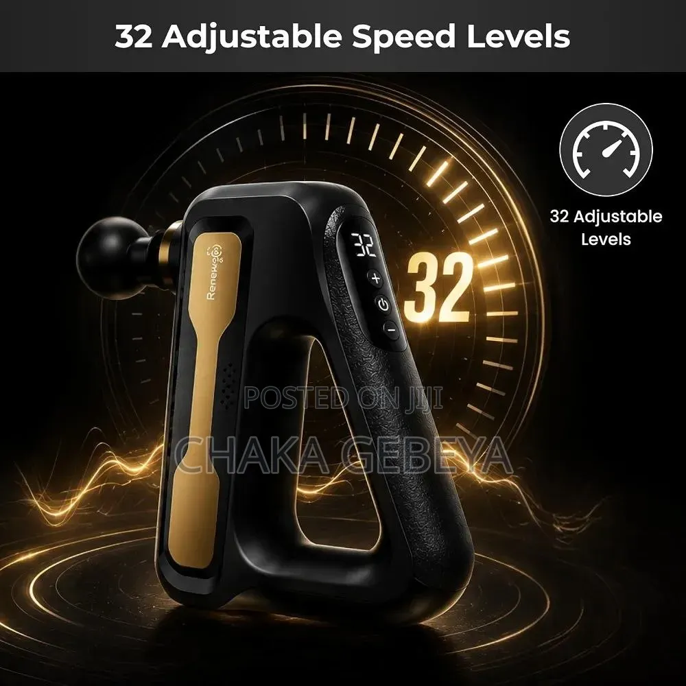 Gun Massager – 8 Attachments – Free Delivery